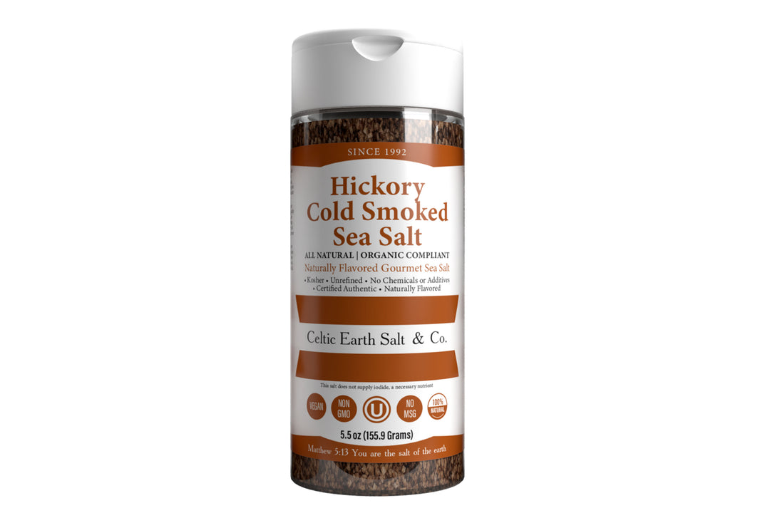 Hickory Cold Smoked Sea Salt All Natural Organic 79+ Minerals
