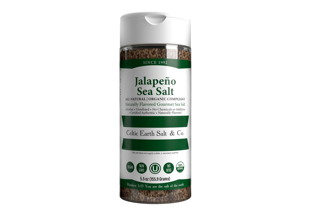 Jalapeño Flavored Sea Salt All Natural Organic 82+ Minerals