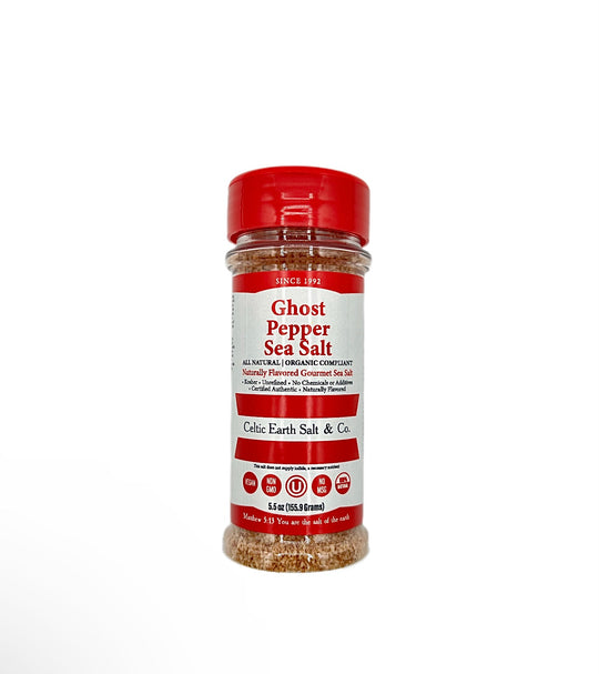 Ghost Pepper Flavored Sea Salt All Natural Organic 74+ Minerals