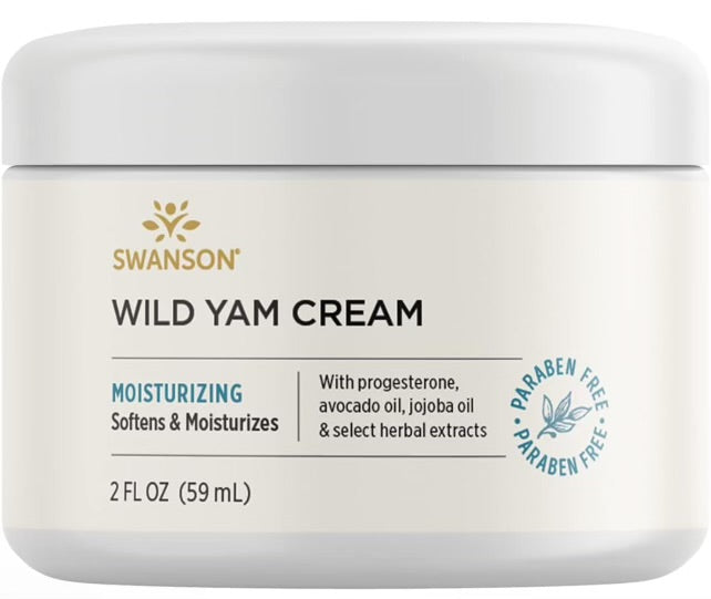 Swanson Wild Yam Cream Health Balm w/No Parabens (2 fl. oz. Jar)