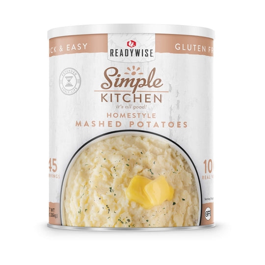 Simple Kitchen Mashed Potatoes - 45 Serving Can