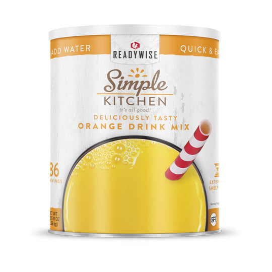 Simple Kitchen Orange Drink Mix- 86 Serving Can